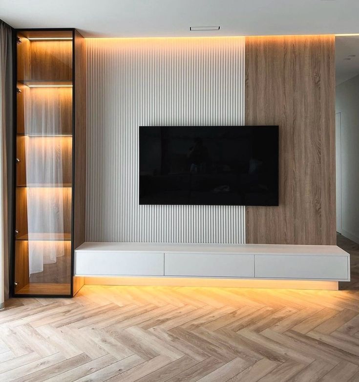 Panel con franjas de luz