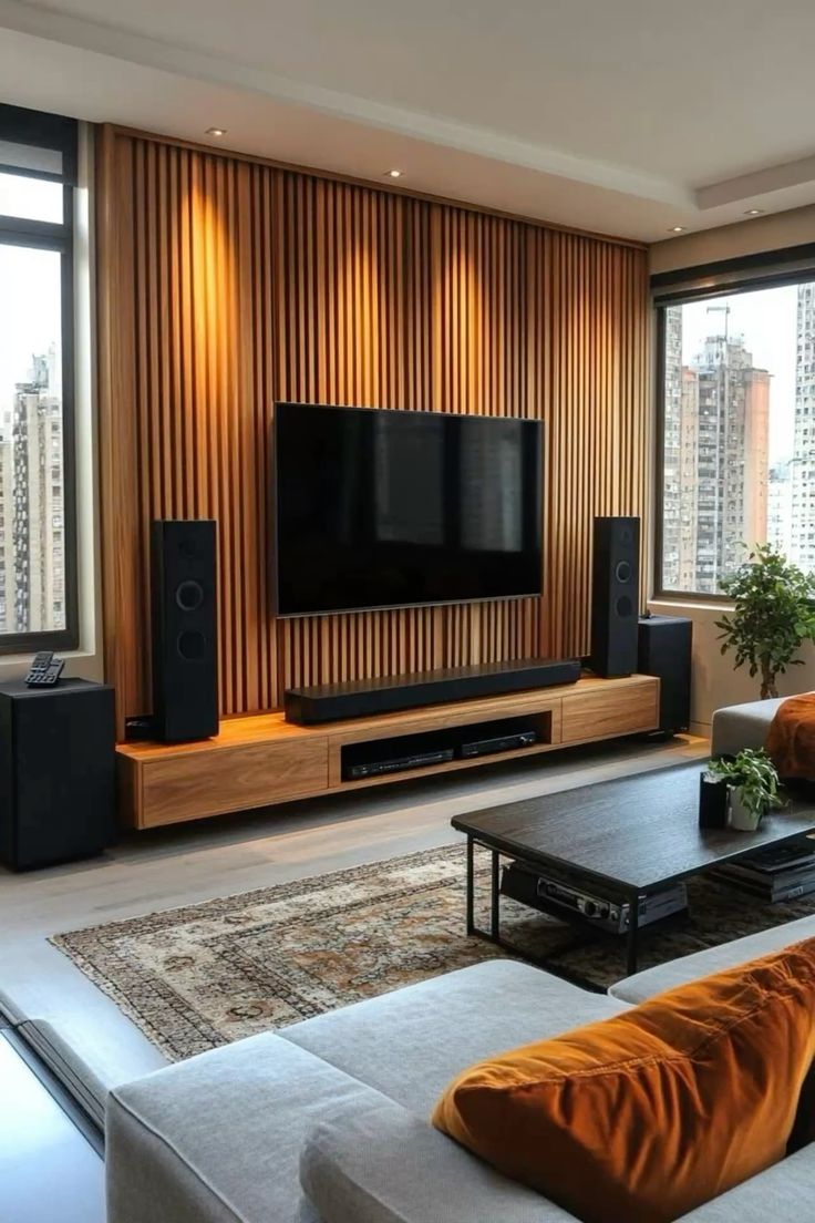 Biblioteca con vitrinas